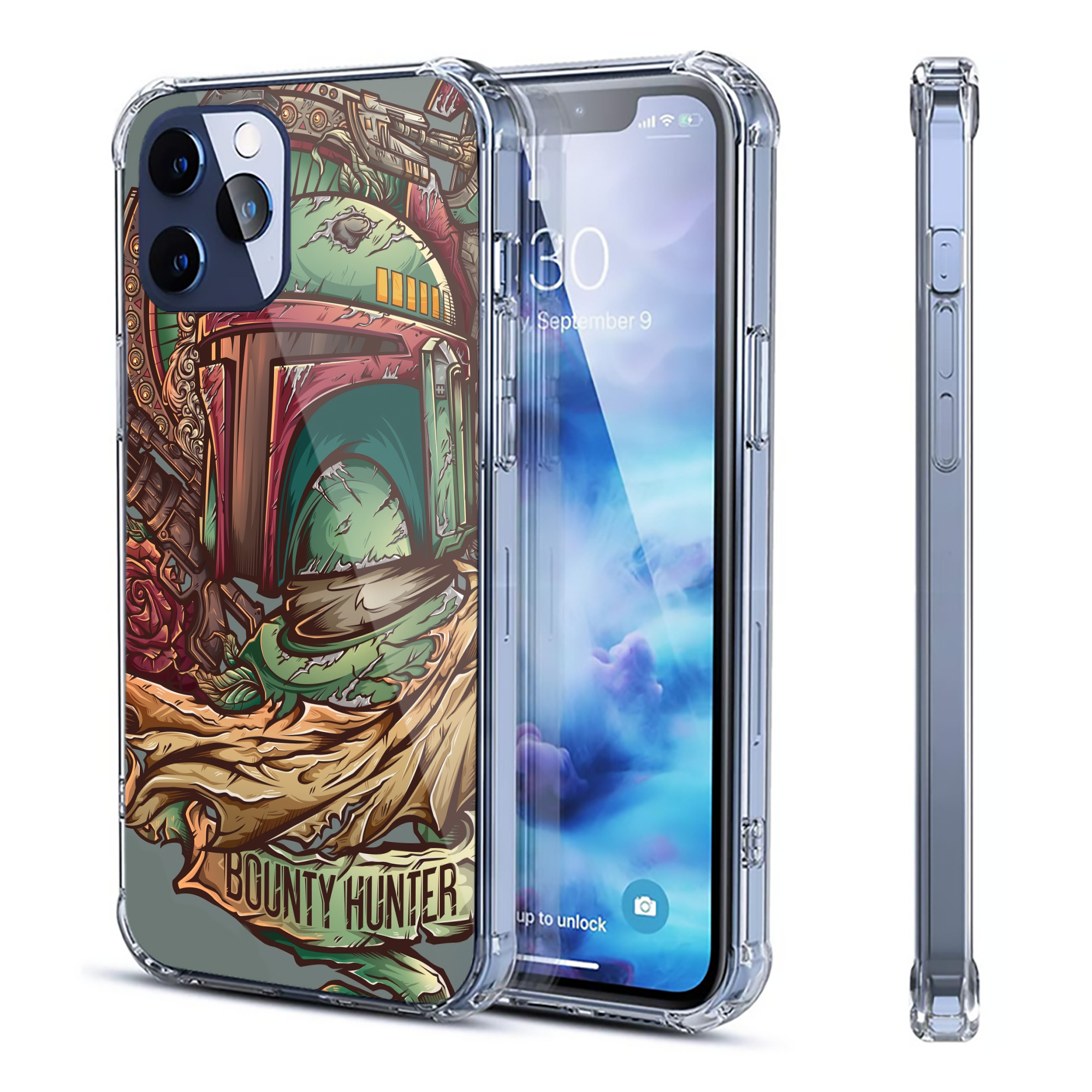 （画像用） スター・ウォーズ Star Wars 【iPhone 12シリーズ対応】透明スマホケース（クリアソフトケース）